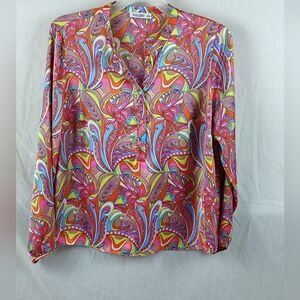 Colorful Paisley Women's Top